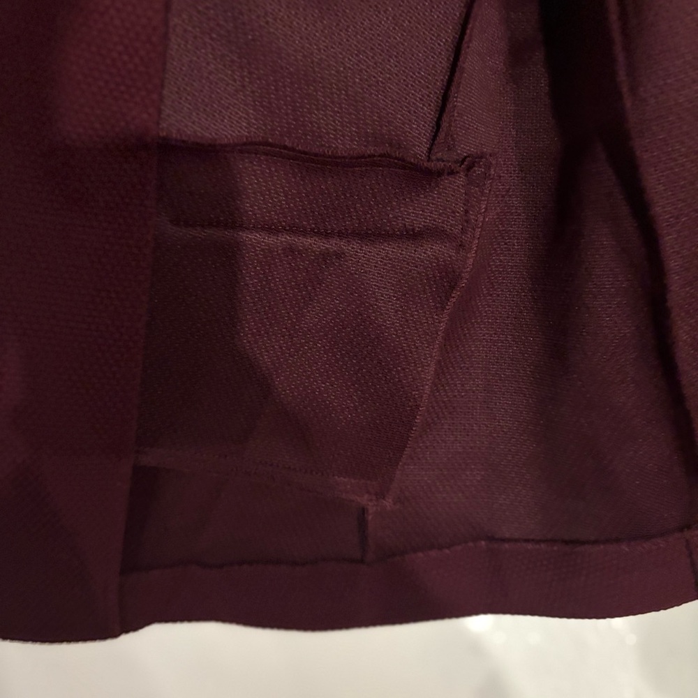 Lane Bryant Wine Red Single-Button Blazer - Picture 2 of 9
